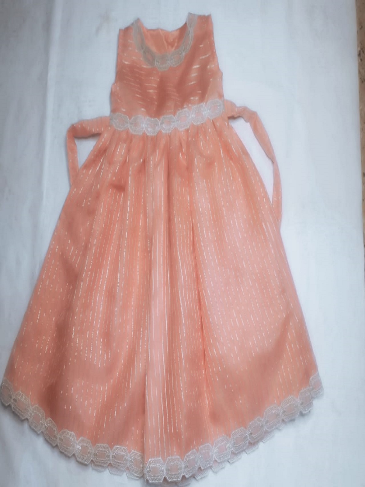 ZZC T Pink Organza Long Frock